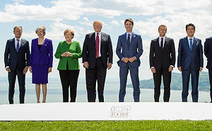 G7峰會閉幕  誓言對抗保護主義削減貿易障礙