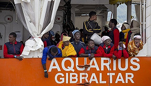 指安全堪慮 救援船寶瓶座拒載移民回利比亞