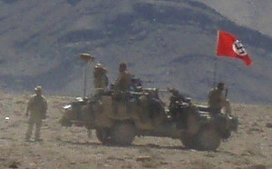 驚！澳洲駐阿富汗軍車高掛納粹旗幟