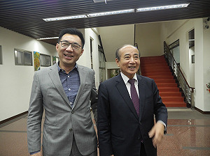 江啟臣向王金平請益  王：盼黨團為選舉累積資源