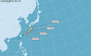 氣象局凌晨發布凱米颱風生成 端午連假各地防大雨