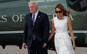 川普與梅蘭妮亞對移民看法大不同  川普：美國不會成為移民營