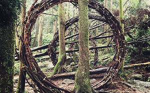 竹子湖又有新打卡點！國際藝術家用在地素材打造新地景藝術