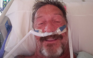 科技富豪邁克菲：遭人下毒  昏迷兩天