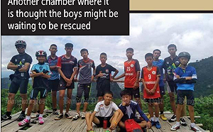 泰12足球少年闖禁區離奇失蹤  搜救隊找到掌印