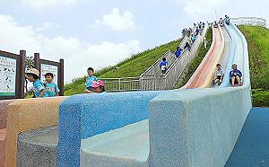 宛如縮小版遊樂園！中和員山公園3大遊具成亮點