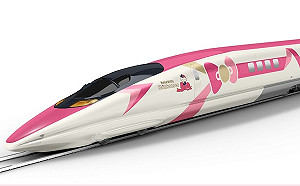卡哇伊！日本粉紅凱蒂貓新幹線6月底上路