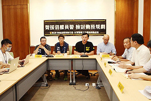 基層員警過勞  黃國昌籲工時8小時要常態化