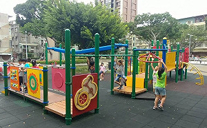 老公園新生命！石牌公園滑軌一圓你的泰山夢