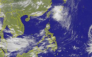 日關島熱帶性低氣壓  最快明晚形成颱「瑪莉亞」