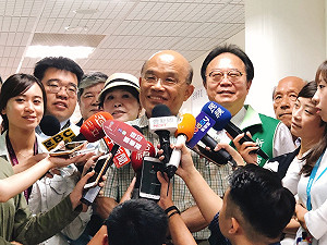 昌昌相挺 黃國昌表態  蘇貞昌:大家有共同理想