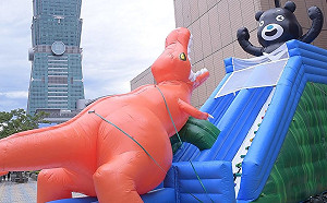 北市首創「熊讚水樂園」！連9天暴龍滑水道玩翻暑假