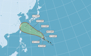 颱風瑪莉亞轉中颱！中南部7縣市慎防大雨
