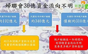 婦聯會30億不知去向 施錦芳 : 不可能只有辜媽媽與會計知情