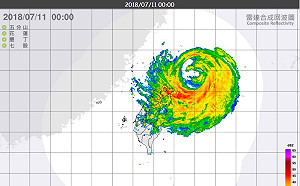 瑪莉亞入夜風雨漸強  12縣市今嚴防強風豪雨