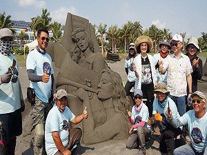 旗津玩沙雕   高雄黑沙玩藝節登塲