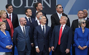 川普和北約盟友鬧彆扭？一張照片帶您秒懂……