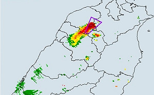 快訊》大雷雨來了！新北市、桃園市這7區有強降雨與冰雹