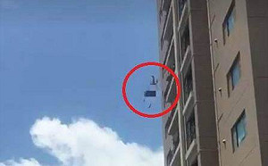 氣墊來不急充飽 台南女12樓跳下當場身亡