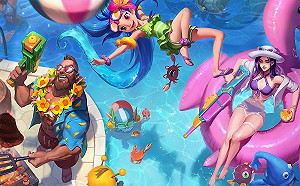 《英雄聯盟》炎炎夏日搶荷包！泳池狂歡造型亮相