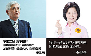 告白風格大不同！ 李進勇、張麗善「撩」落去