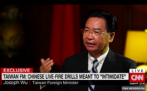 若沒美國軍事支持 吳釗燮：面對北京武力佔領台灣會脆弱