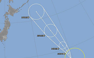 輕颱「悟空」直奔日取經！對台影響氣象局這樣說