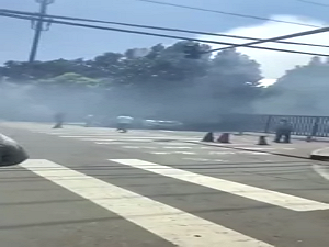 北京美國大使館驚傳爆炸  至少一人受傷  (影)