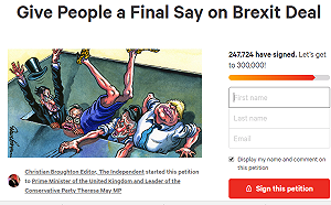 英脫歐倒數人民搶作主  24萬人挺決定權公投