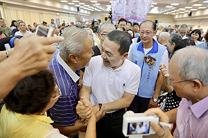 侯友宜赴宜蘭站台   呼籲宜蘭齊反深澳電廠