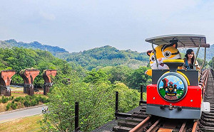 全台唯一鐵道自行車！8日試營運可高空俯瞰龍騰斷橋、勝興車站美景