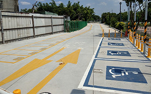 機車族看這裡！板橋浮洲公園增171個停車位明開放