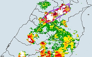 快訊》南北台大雷雨來襲！提醒這6縣市防強降雨與冰雹發生