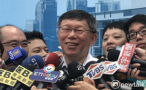 藍世聰恐遭綠營開鍘？柯P：若下班時間輔選也還好啊