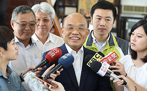 蘇侯同日推廣地瓜  蘇貞昌: 我一直被模仿，從未被超越