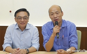 三臭皮匠對上八家將！韓國瑜發言人團隊首次亮相