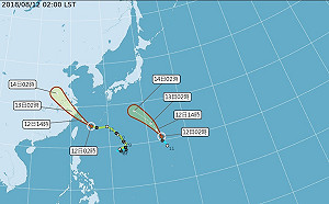 「摩羯」剛走 「麗琵」颱風接連接生 北台注意強降雨