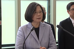 蔡總統過境洛杉磯會鄉親 中國僑團揚言抗議