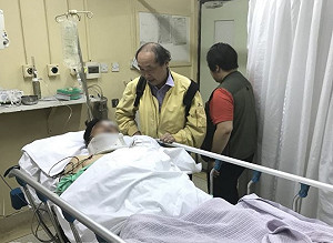 台灣團遭河馬咬 僑委陳發：中國大使館未派人協助