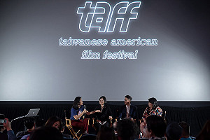 蔡英文過境洛杉磯  參加台美電影節