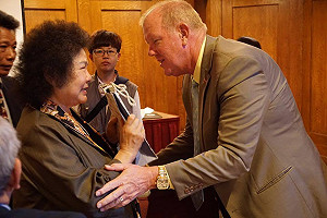 同慶之旅隨行  陳菊強調：與猶他州持續發展經貿交流