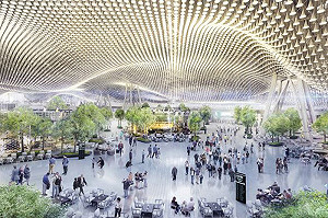 桃機三航廈連兩次流標  恐捨亮點13萬花瓣鋁管