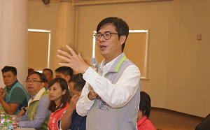 傾聽之旅 陳其邁：推動左營大車站計畫 打造左楠成為高雄新門戶