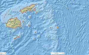 東加外海8.2強震 深度560公里無海嘯威脅