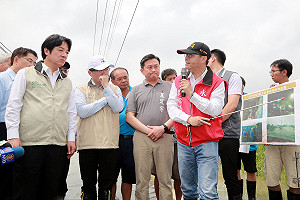 賴清德台南勘災  指示單位全力救災