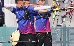 複製亞運隊史榮光 中華射箭男團挺進金牌戰