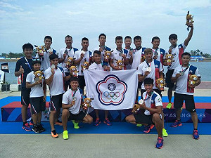 剛摘銀再奪金！台灣龍舟隊500公尺強壓中國再添一金