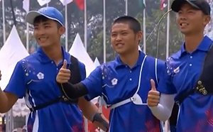 再下一城！中華台北拿下亞運史上首面反曲弓男團金牌