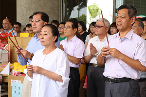 嘉義縣府中元普渡！祈求好兄弟助人民脫離水患