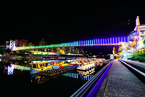 碧潭吊橋光雕改版升級！9/03~11/04暫停運作